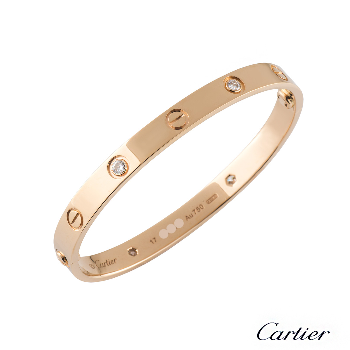 cartier love bracelet half